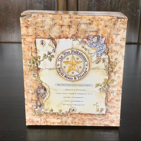 Boyds Bears Mary Angelwish Birthday Angel #36108 Wee Folkstone Collection 1999 - Picture 13 of 16